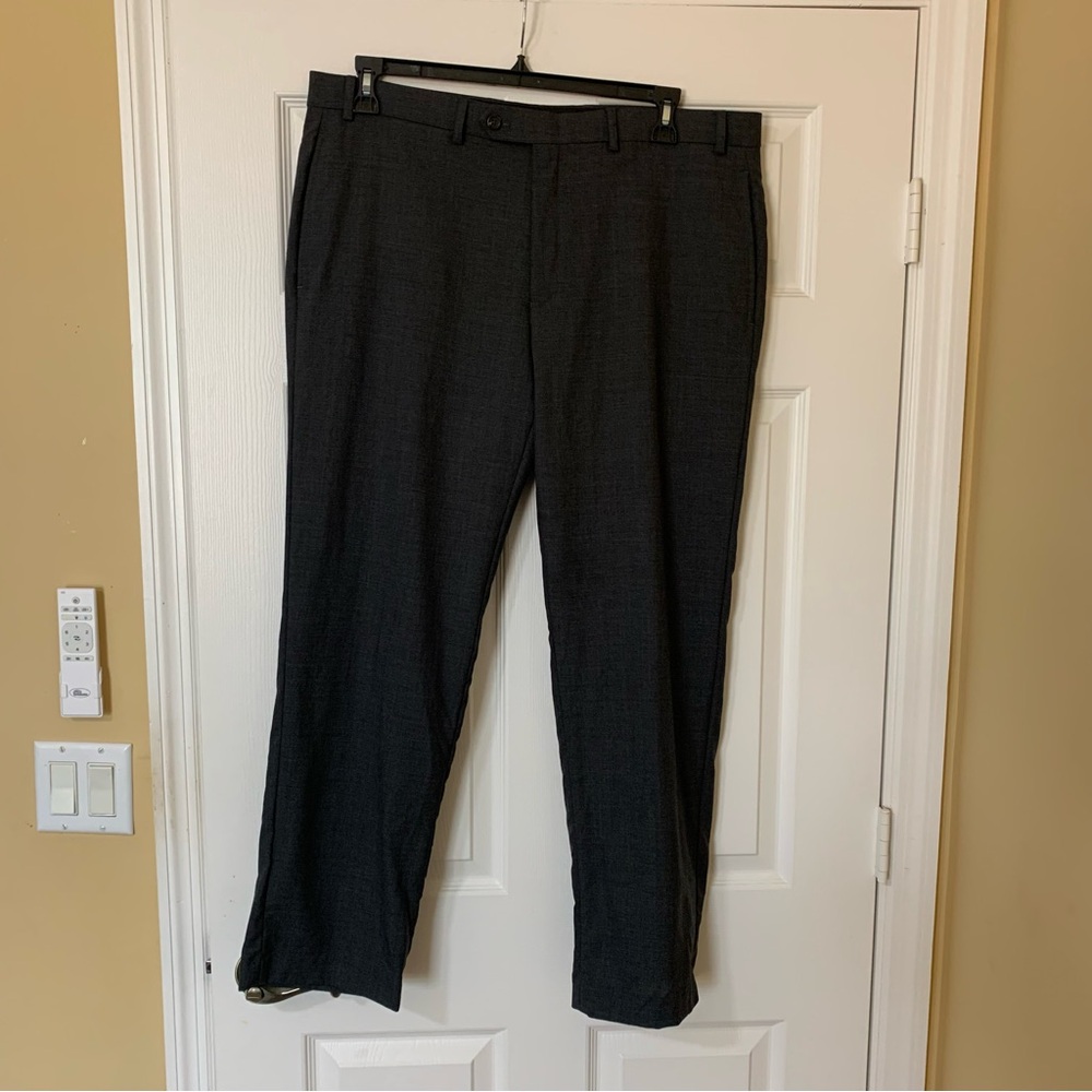Ralph Lauren Total Comfort Dress Pants Trousers Charcoal‎ Gray Size 38Wx30L